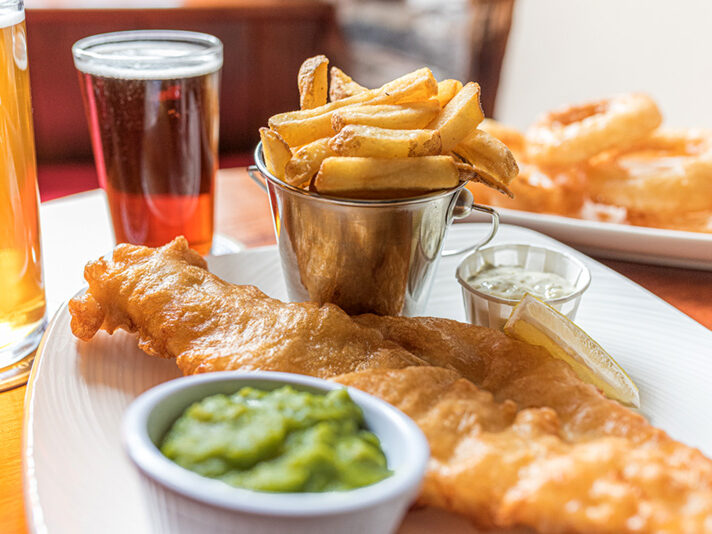 Fish & Chips at the Black Bull Coniston
