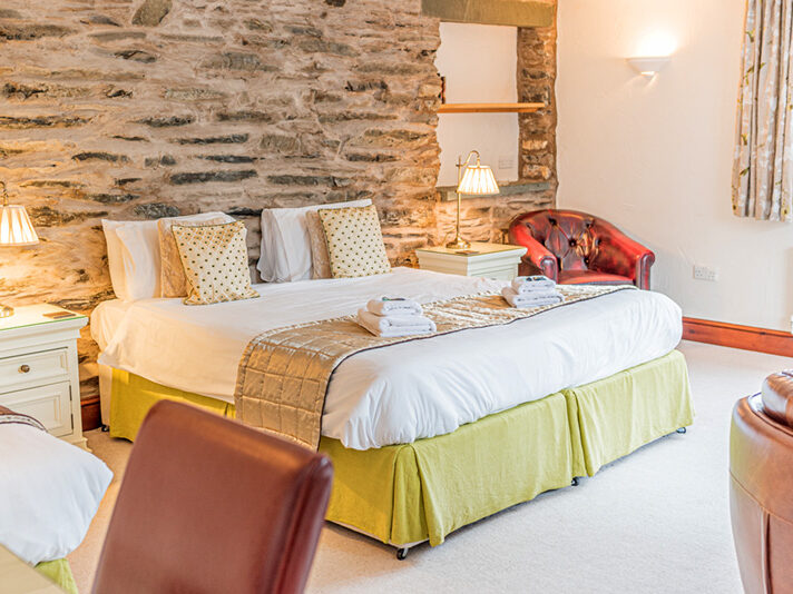 Family guest bedrooms at the Black Bull Inn & Hotel, Coniston, the Lake District