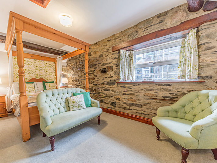 Guest bedrooms at the Black Bull Inn & Hotel, Coniston, the Lake District