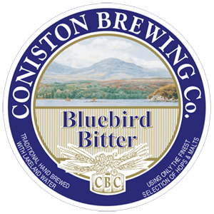 Coniston Bluebird Bitter Pump Clip Graphic