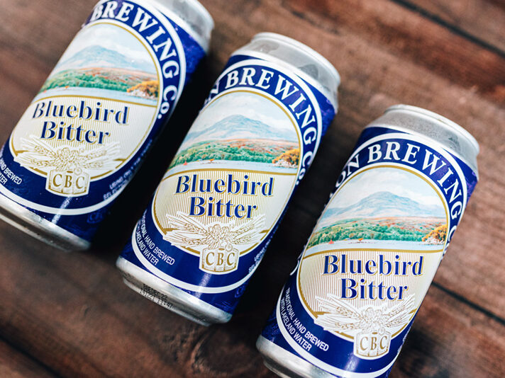 Cans of award-winning Coniston Bluebird Bitter