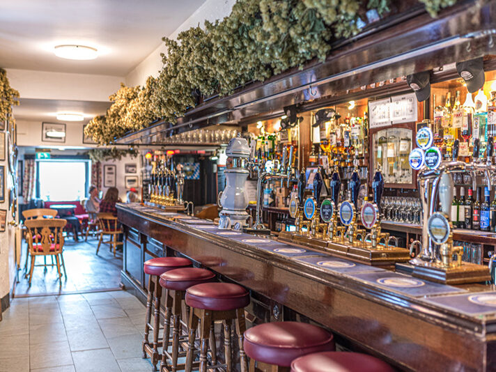 The Traditional Bar at the Black Bull, Coniston - Serving Award Winning Real Ales from Coniston Brewery